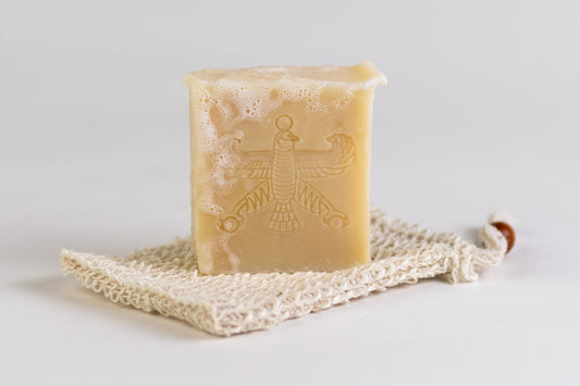 All Natural Handmade Goat Milk and Rice Water Castile Soap Deep Cleansing Pack of 4