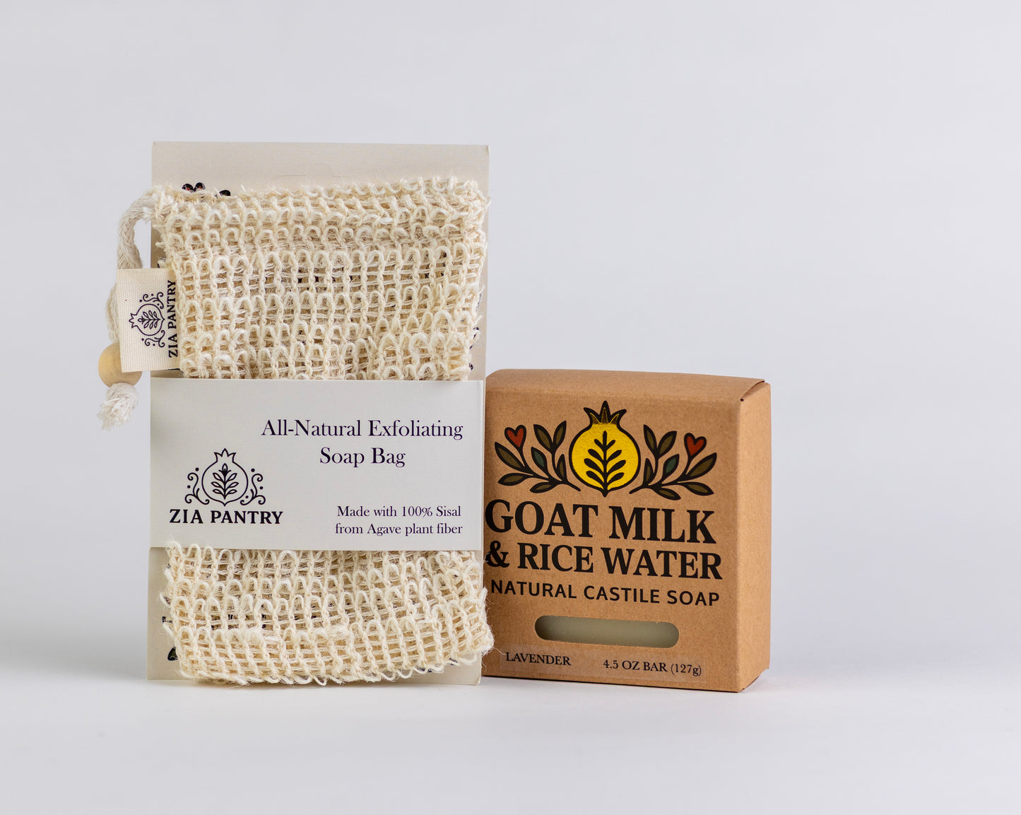 Deep Cleansing - All Natural Handmade Goat Milk and Rice Water Castile Soap - Pack of 5